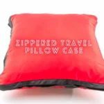Zippered Travel Pillow Case